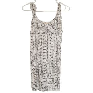1127 * L.A. Hearts Polka Dot Baby Doll Dress White Black Size M